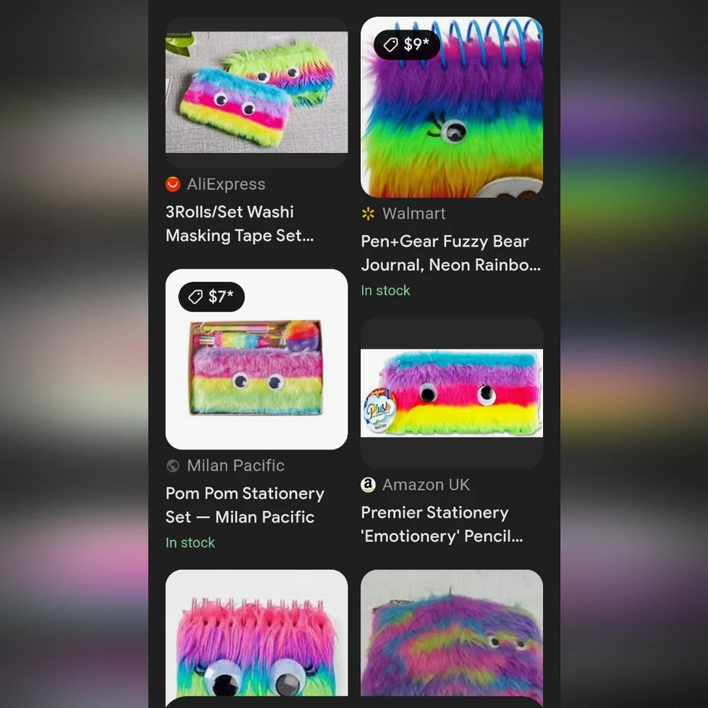 Rainbow Furry Creator Pencil Pouch Bag